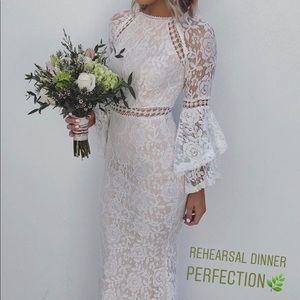 Elopement wedding dress formal white dress